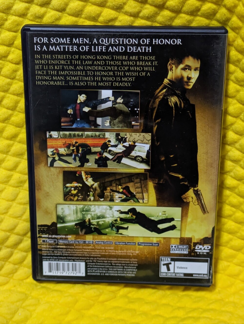 Jet Li RISE TO HONOR π₯ Sony PS2 π CIB βοΈ VG+ - Picture 6 of 6